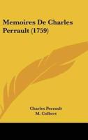 Memoires De Charles Perrault (1759)