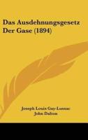 Das Ausdehnungsgesetz Der Gase (1894)