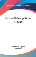 Lettres Philosophiques (1832)