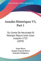 Annales Historiques V5, Part 1