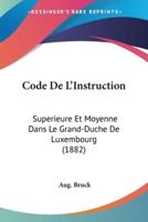 Code De L'Instruction