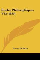Etudes Philosophiques V22 (1836)