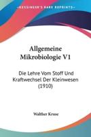 Allgemeine Mikrobiologie V1