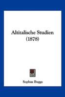 Altitalische Studien (1878)