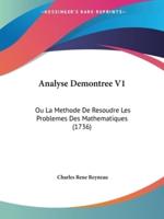 Analyse Demontree V1