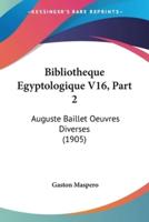 Bibliotheque Egyptologique V16, Part 2