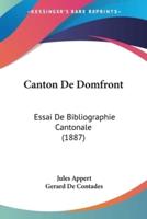 Canton De Domfront
