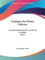 Catalogue Des Plantes Cultivees