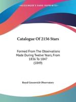 Catalogue Of 2156 Stars