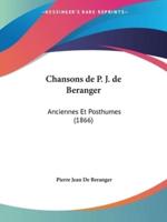 Chansons De P. J. De Beranger