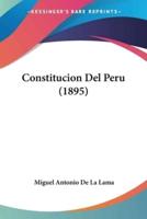 Constitucion Del Peru (1895)