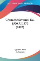 Cronache Savonesi Dal 1500 Al 1570 (1897)