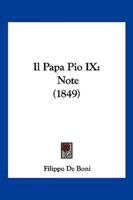 Il Papa Pio IX