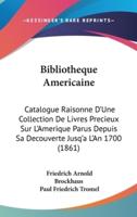 Bibliotheque Americaine