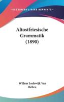 Altostfriesische Grammatik (1890)