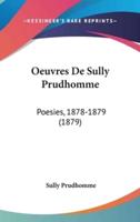 Oeuvres De Sully Prudhomme