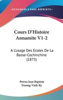 Cours D'Histoire Annamite V1-2