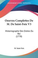 Oeuvres Complettes De M. De Saint-Foix V3