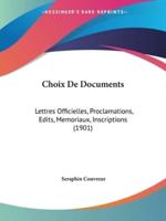 Choix De Documents