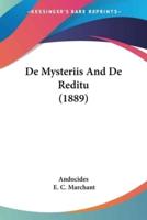 De Mysteriis And De Reditu (1889)