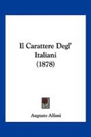 Il Carattere Degl' Italiani (1878)