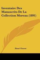 Inventaire Des Manuscrits De La Collection Moreau (1891)