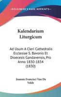 Kalendarium Liturgicum