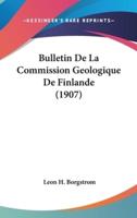 Bulletin De La Commission Geologique De Finlande (1907)