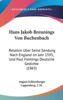 Hans Jakob Breunings Von Buchenbach