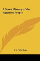 A Short History of the Egyptian People