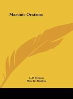 Masonic Orations