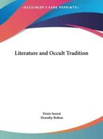 Literature and Occult Tradition