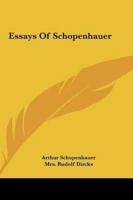 Essays Of Schopenhauer