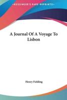 A Journal of a Voyage to Lisbon