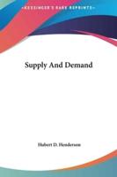 Supply And Demand