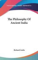 The Philosophy Of Ancient India