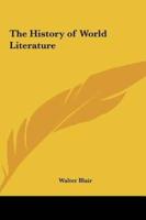 The History of World Literature