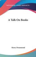 A Talk on Books