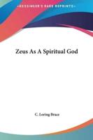Zeus As A Spiritual God