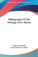 Bibliography of the Writings of St. Martin