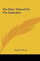 The Elder Talmud On The Sanhedrin