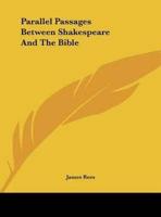 Parallel Passages Between Shakespeare And The Bible