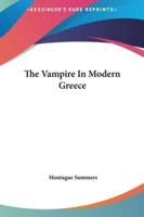 The Vampire in Modern Greece