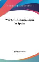 War Of The Succession In Spain