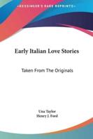 Early Italian Love Stories