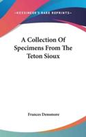 A Collection Of Specimens From The Teton Sioux