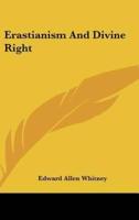 Erastianism and Divine Right