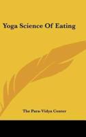 Yoga Science Of Eating