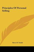 Principles Of Personal Selling