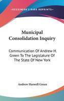 Municipal Consolidation Inquiry